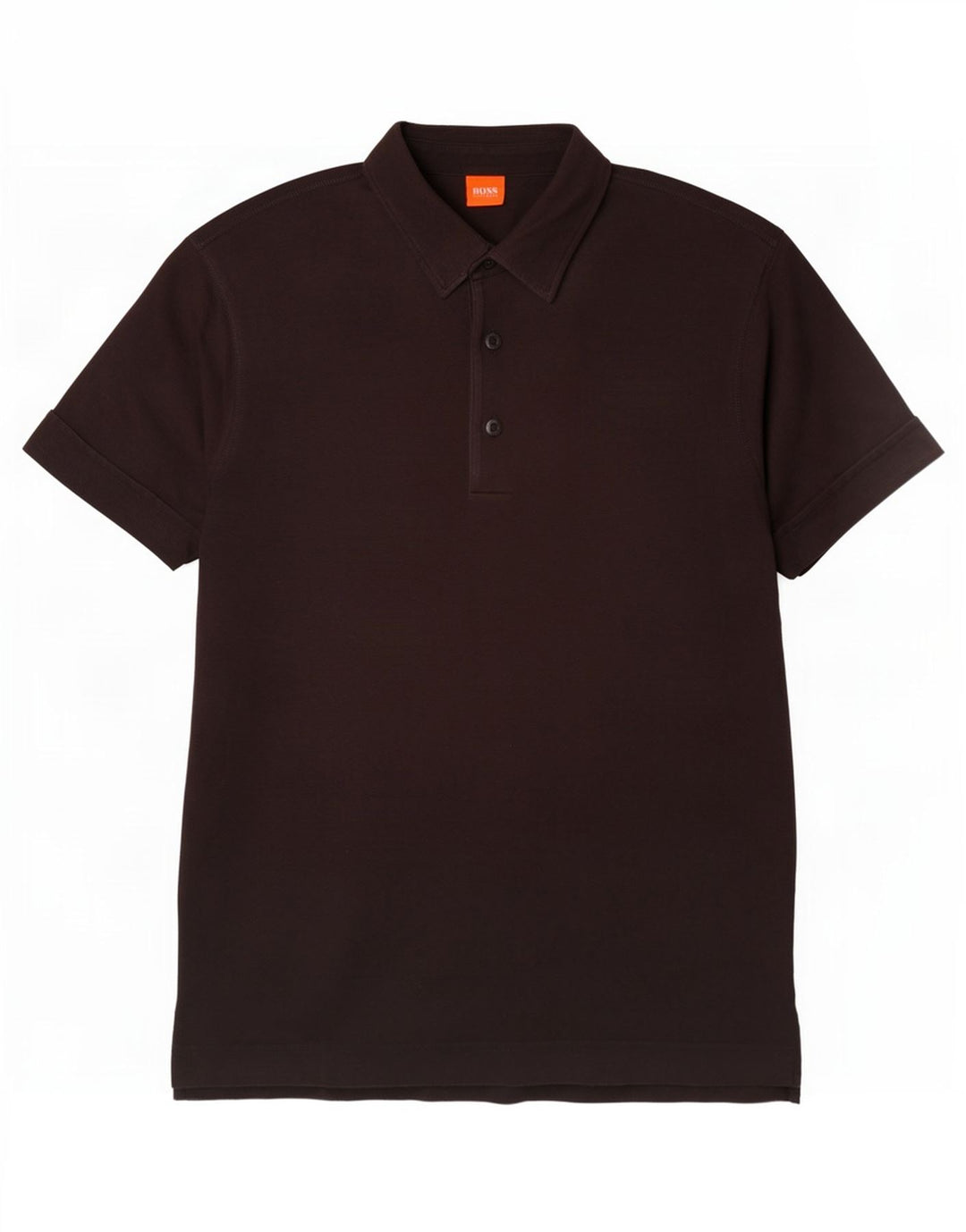 Hugo Boss Herren-Poloshirt, groß, schwarze Baumwolle