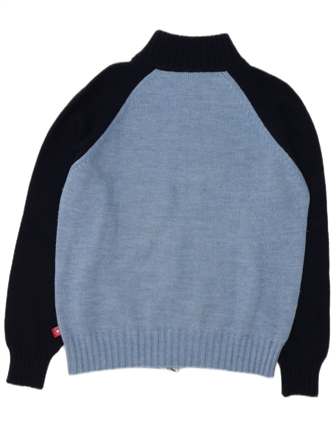 Converse Herren Chuck Taylor Graphic Cardigan Pullover Large Blue Colourblock
