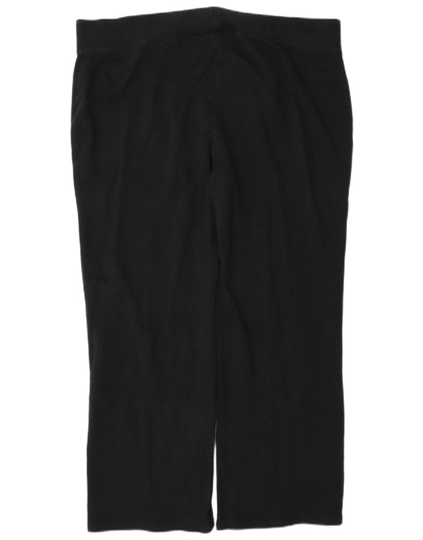 Marks & Spencer Damen-Freizeithose mit lockerer Passform, Gr. 22, 3XL, W42, L29, Schwarz