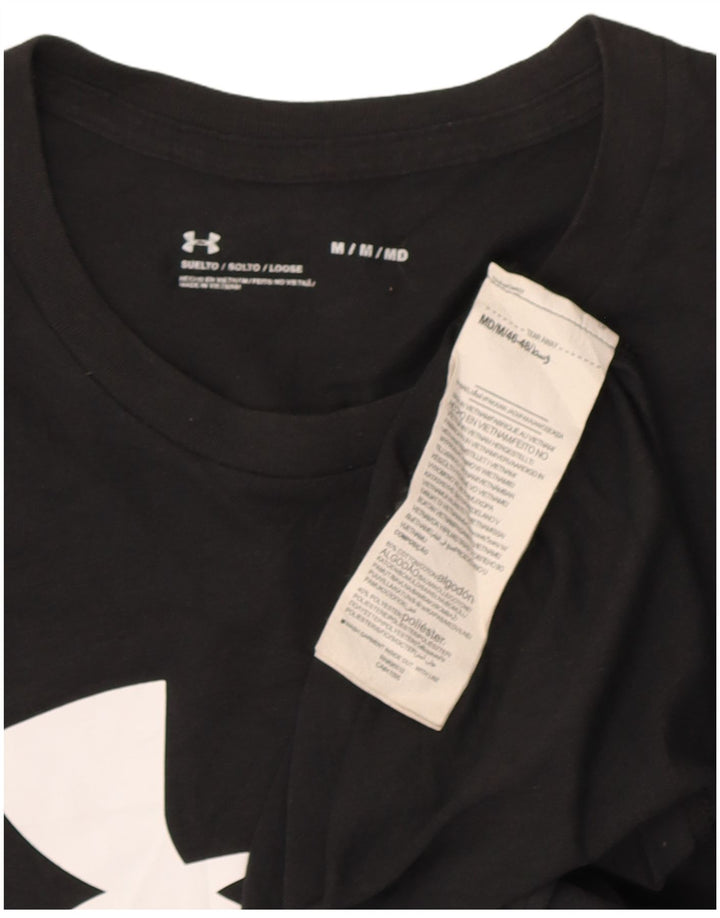 Under Armour Herren-T-Shirt mit Grafik, mittelschwarze Baumwolle