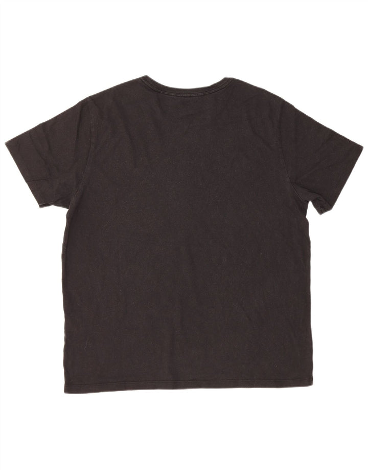 Levi's Herren Standard T-Shirt Top Large Schwarz Baumwolle