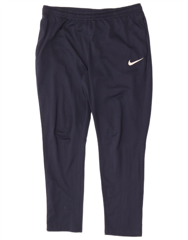 Nike Herren Dri Fit Trainingshose 2XL Marineblau Polyester