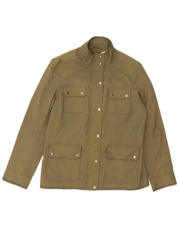 Marks & Spencer Damen Utility-Jacke UK 12 Medium Khaki Polyamid