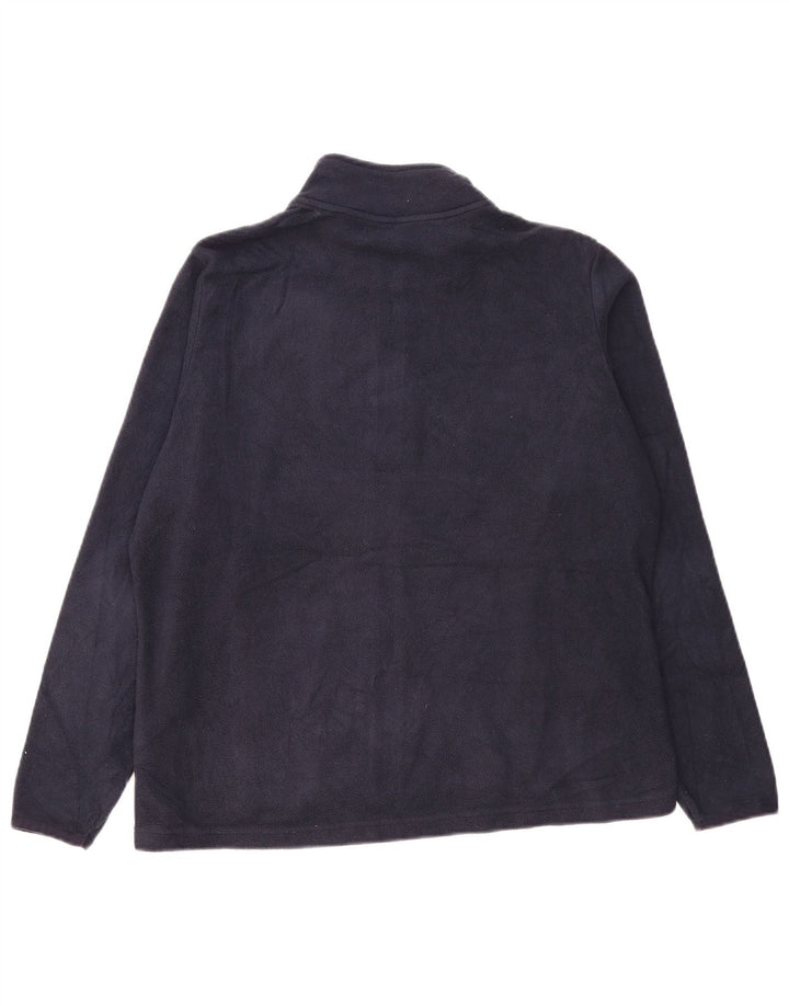 Marks & Spencer Damen Fleecepullover UK 18 XL Marineblau Polyester