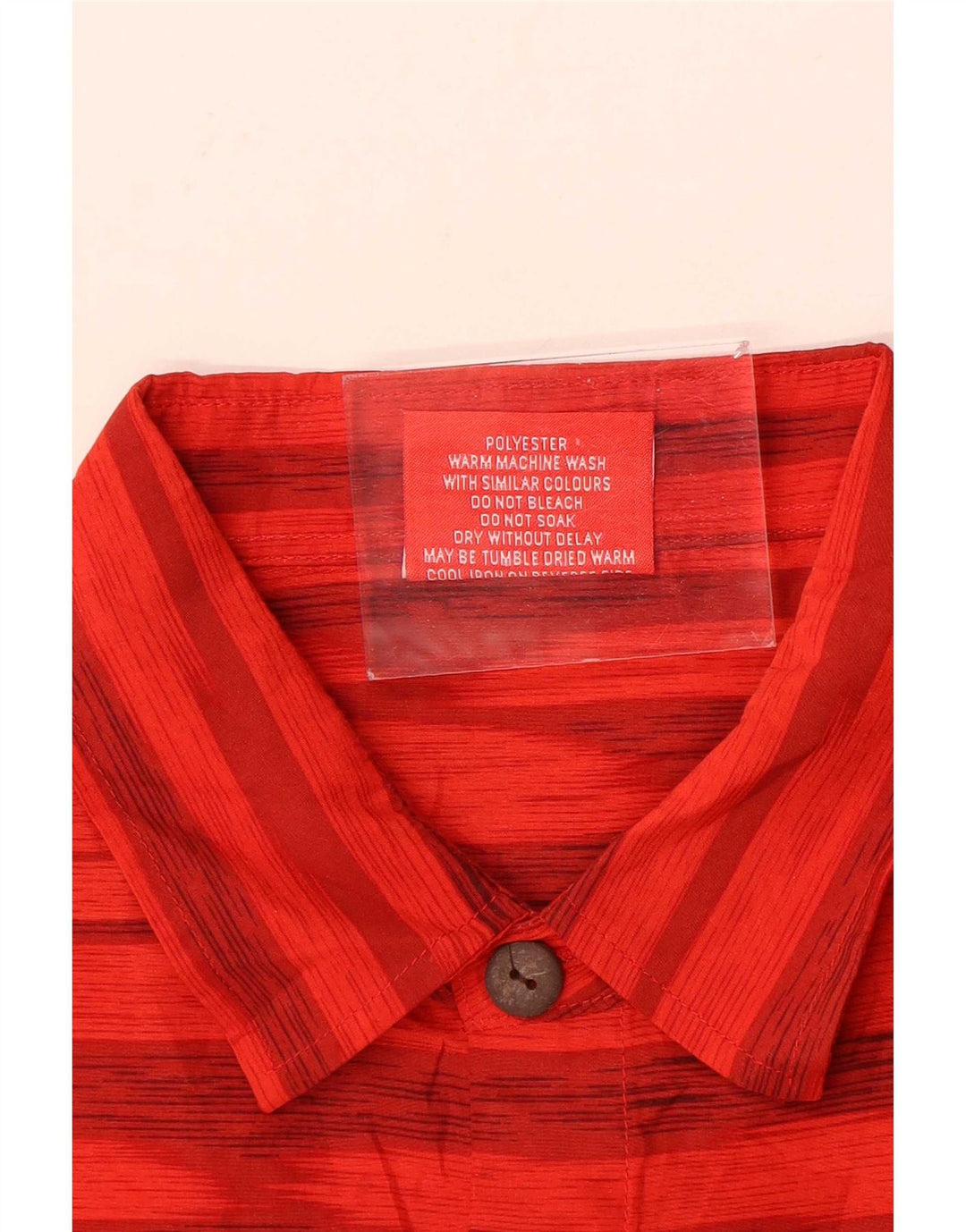 Lowes Herren-Kurzarmhemd, groß, rot, geblümt, Polyester, hawaiianisch