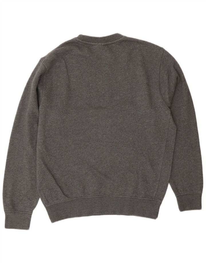 Nike Herren-Sweatshirt mit Grafik, Größe S, Grau, Baumwolle