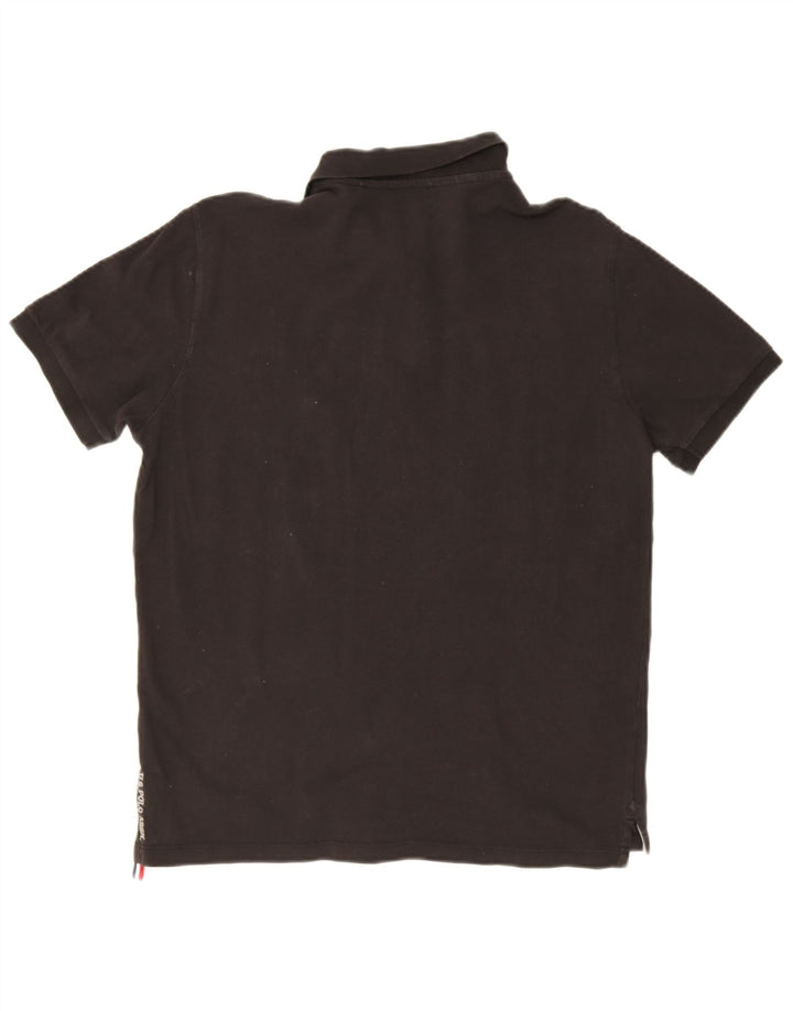 U.S. Polo Assn. Herren-Poloshirt, groß, Schwarz