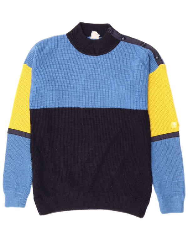Marina Yachting Herren-Pullover mit Rollkragen, EU 38, mittelblau, nautisch