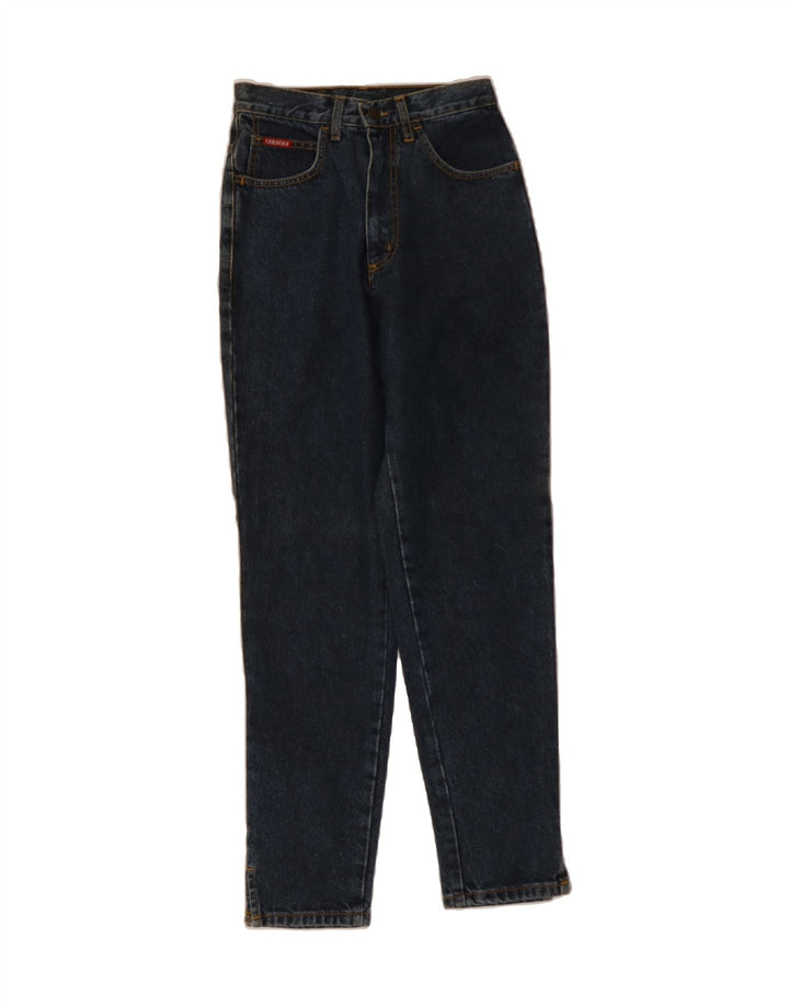 CARRERA Womens High Rise Slim Jeans W27 L27 Blue Cotton Vintage Carrera and Second-Hand Carrera from Messina Hembry 