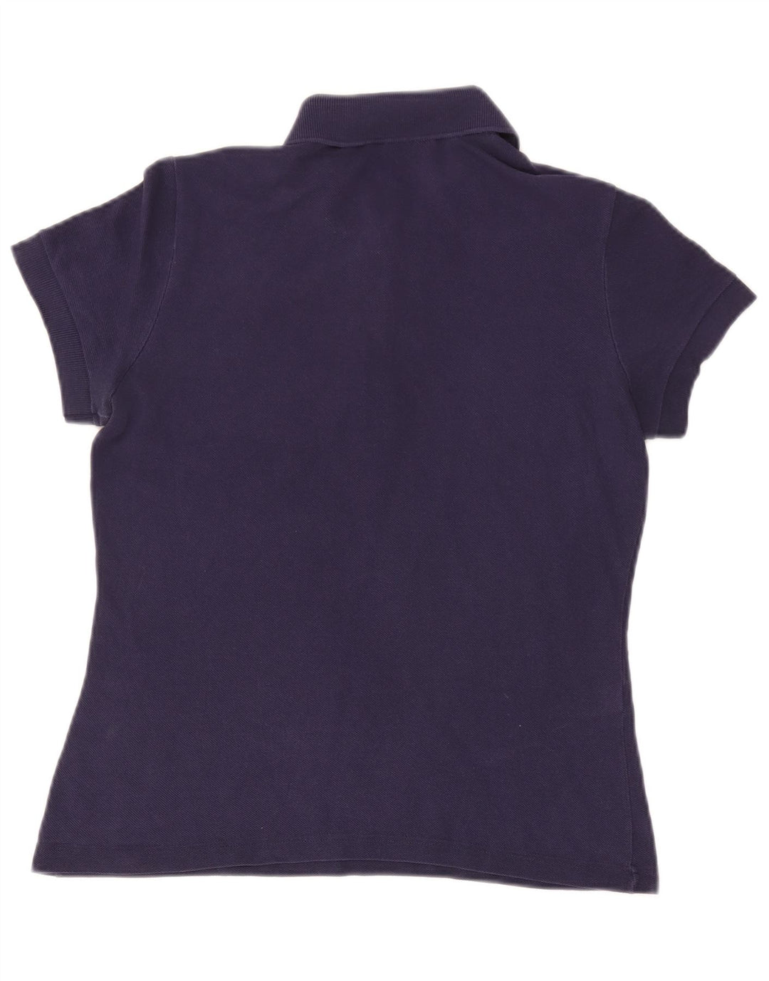 Lacoste Damen-Poloshirt, Größe 42, große marineblaue Baumwolle