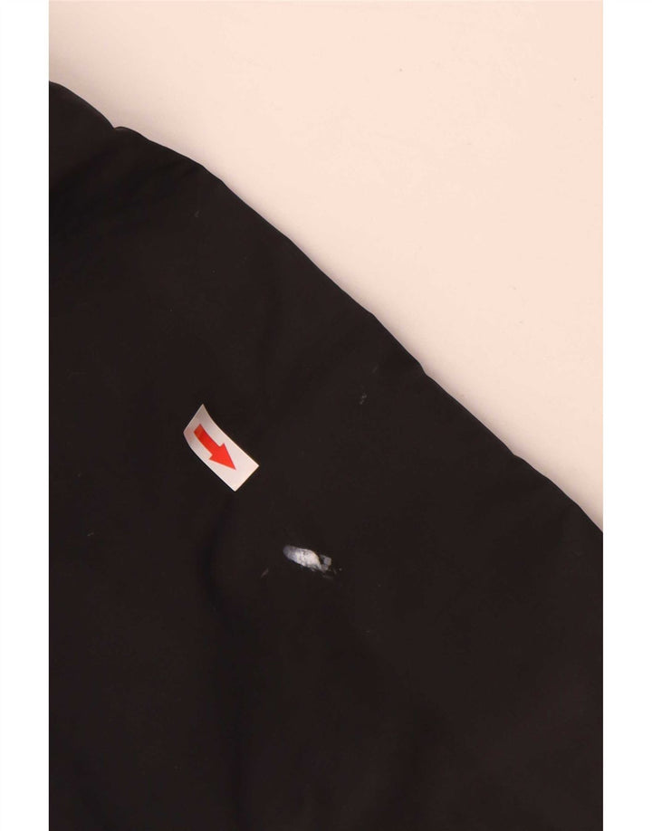 Fred Perry Herren-Jacke mit Kapuze, gepolstert, UK 40, Größe L, Schwarz, Polyester