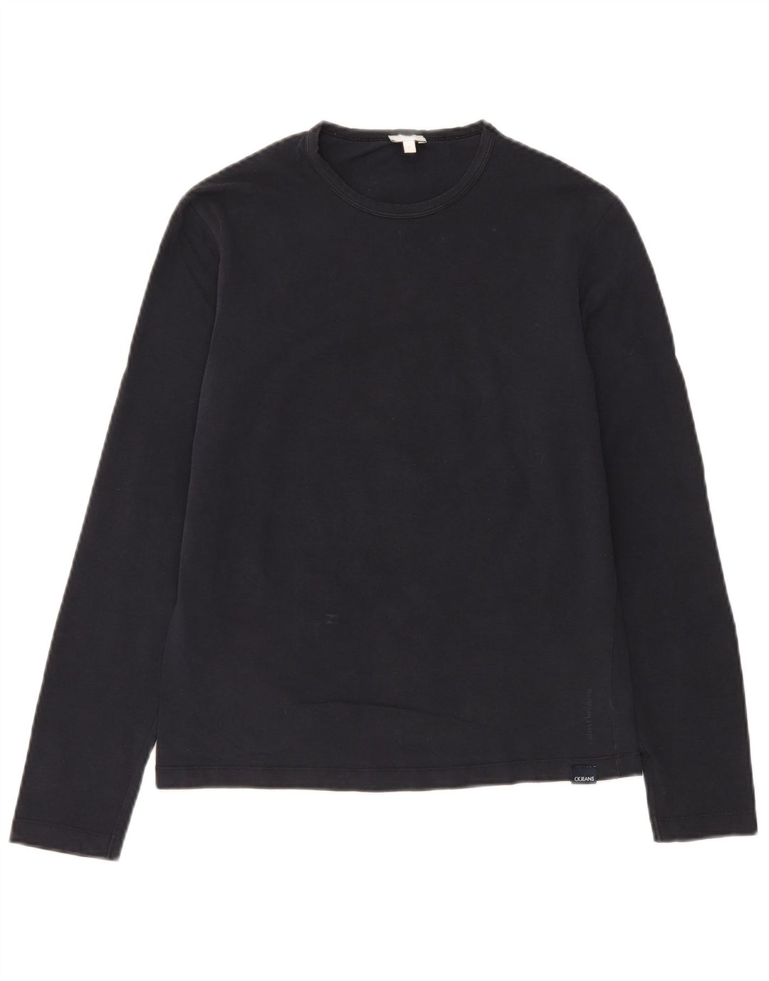 Calvin Klein Jeans Herren-Oberteil, langärmelig, mittelblau