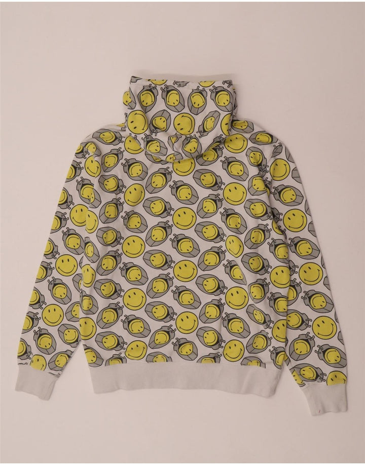 Champion Herren-Kapuzenpullover mit Smiley-Grafik, klein, gelb, geometrisch