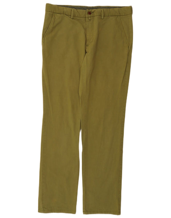 Gant Herren Soho gerade Chinohose mit niedriger Taille, W34, L32, grüne Baumwolle