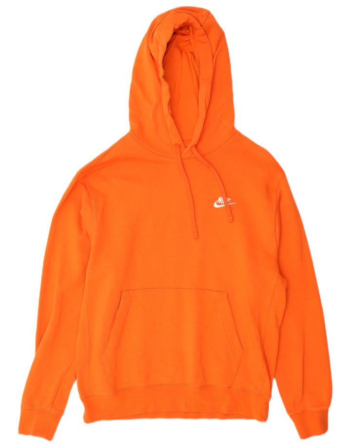 Nike Herren Kapuzenpullover aus mitteloranger Baumwolle