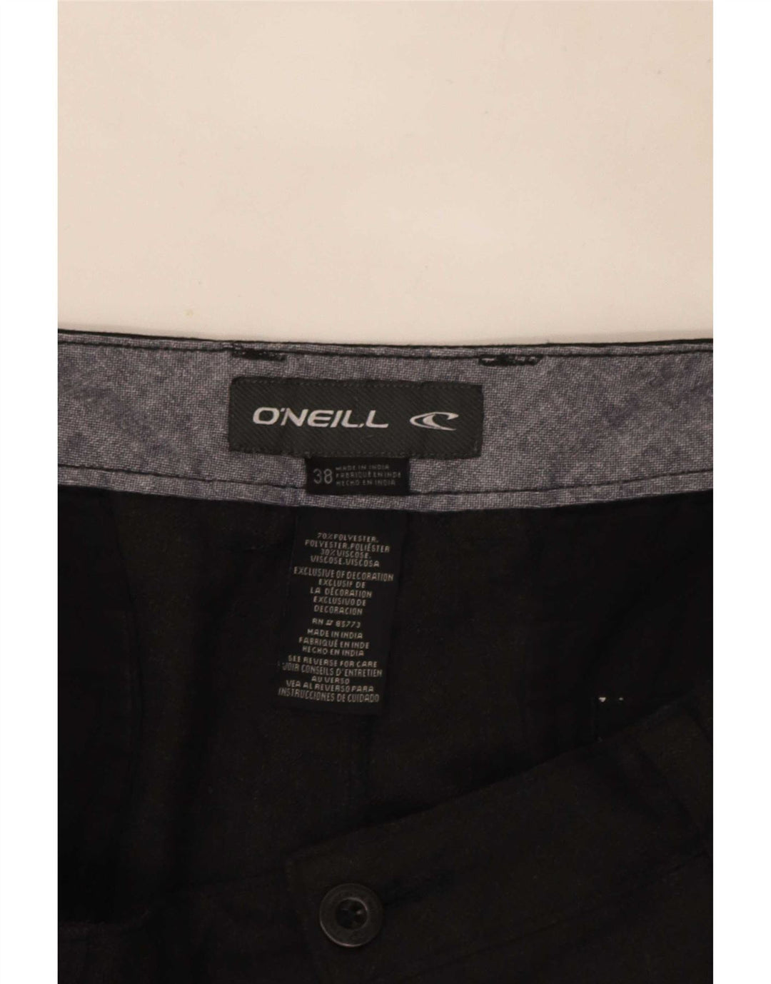 O'Neill Herren Chinoshorts W38 XL Grau Polyester