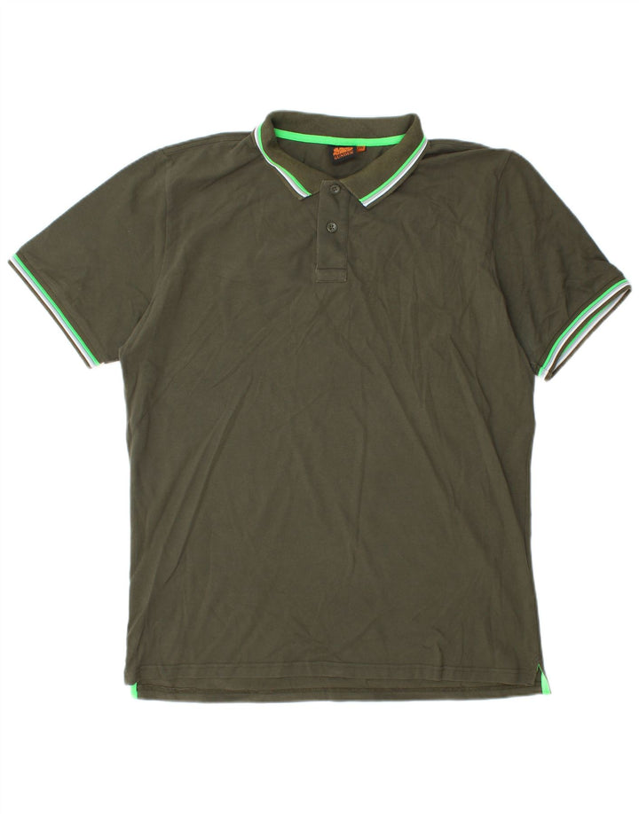 Sundek Herren Poloshirt 2XL Grüne Baumwolle