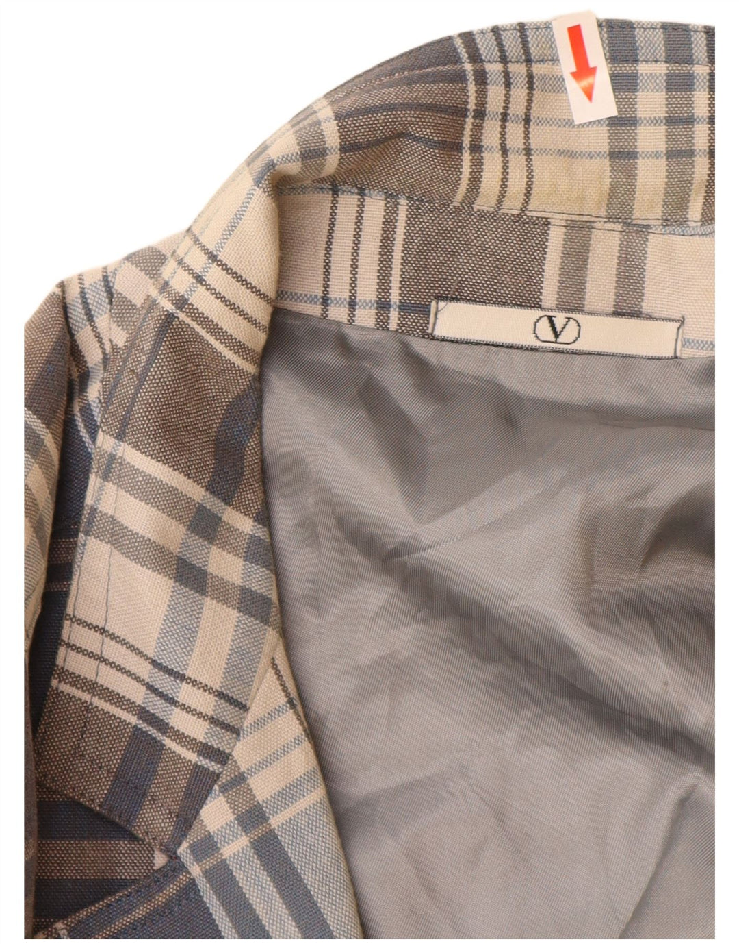 Valentino Herren 2-Knopf-Blazerjacke UK 40 Large Grau