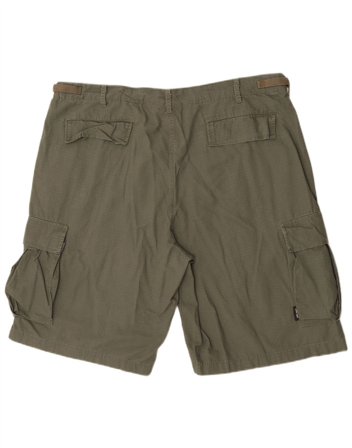 Mil-Tec Herren Cargoshorts 2XL W42 Khaki Baumwolle