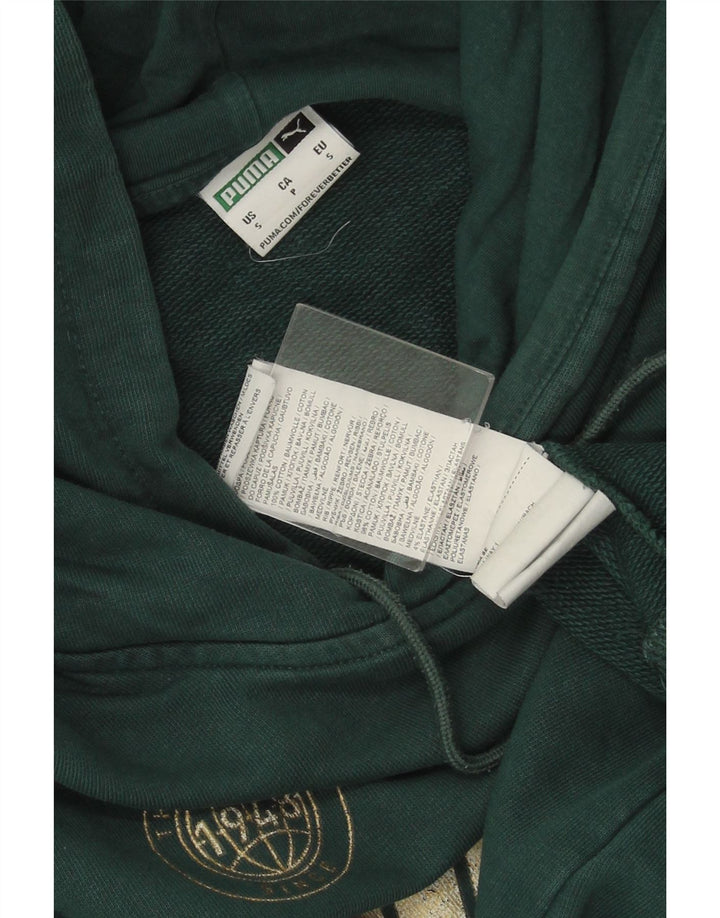 PUMA Herren Graphic Hoodie Pullover Kleine grüne Baumwolle