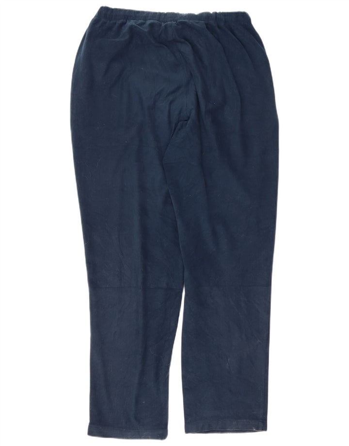 Lotto Herren-Trainingsanzug aus Velours, mittleres Marineblau, Farbblock-Polyester