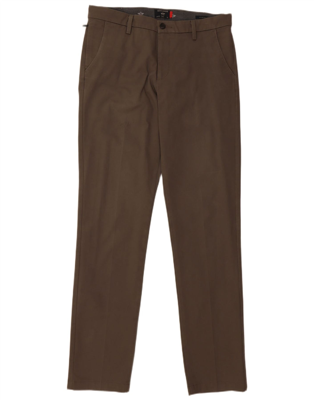 Dockers Herren Slim Chinohose W33 L36 Beige Baumwolle