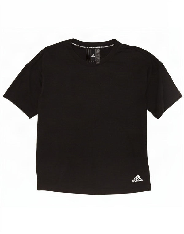 Adidas Damen Übergroßes T-Shirt Top UK 4/6 XS Grau Polyester