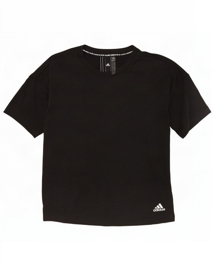 Adidas Damen Übergroßes T-Shirt Top UK 4/6 XS Grau Polyester