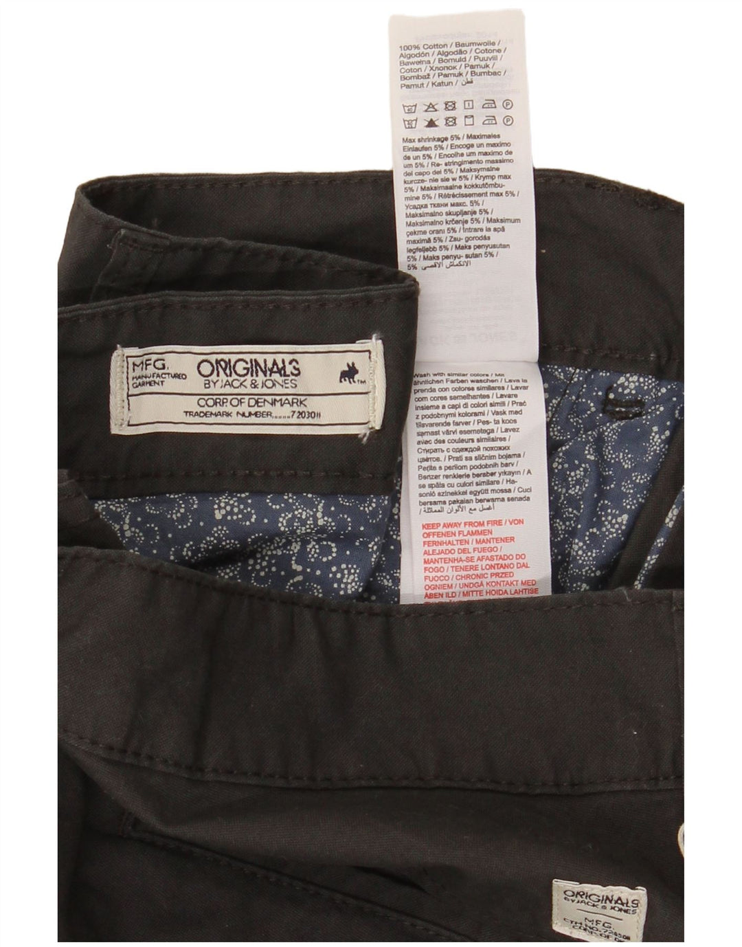 JACK & JONES Herren-Chinoshorts mit normaler Passform, W36, Größe L, Schwarz, Baumwolle