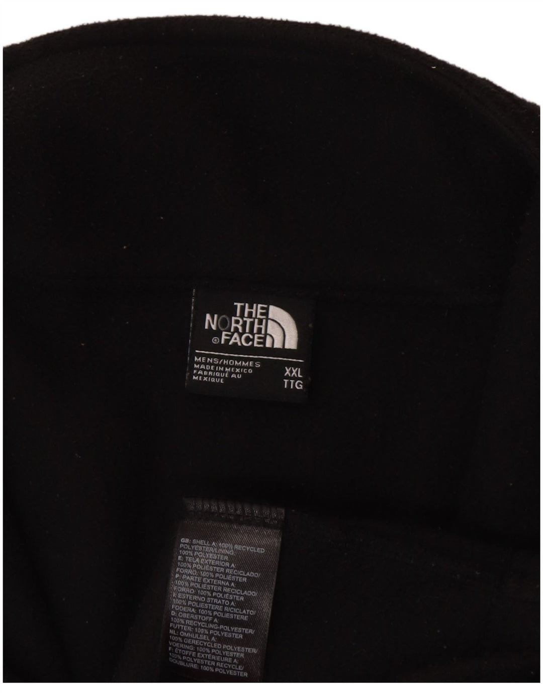 The North Face Herren Fleecejacke UK 44 2XL Schwarz Polyester