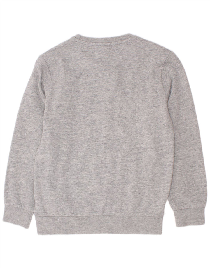 Champion Sweatshirt-Pullover mit Grafik für Jungen, 9–10 Jahre, Mittelgrau meliert