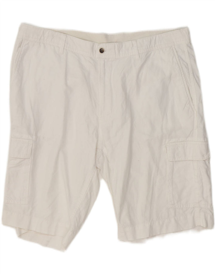 Hackett Herren Cargoshorts W40 XL Weiße Baumwolle