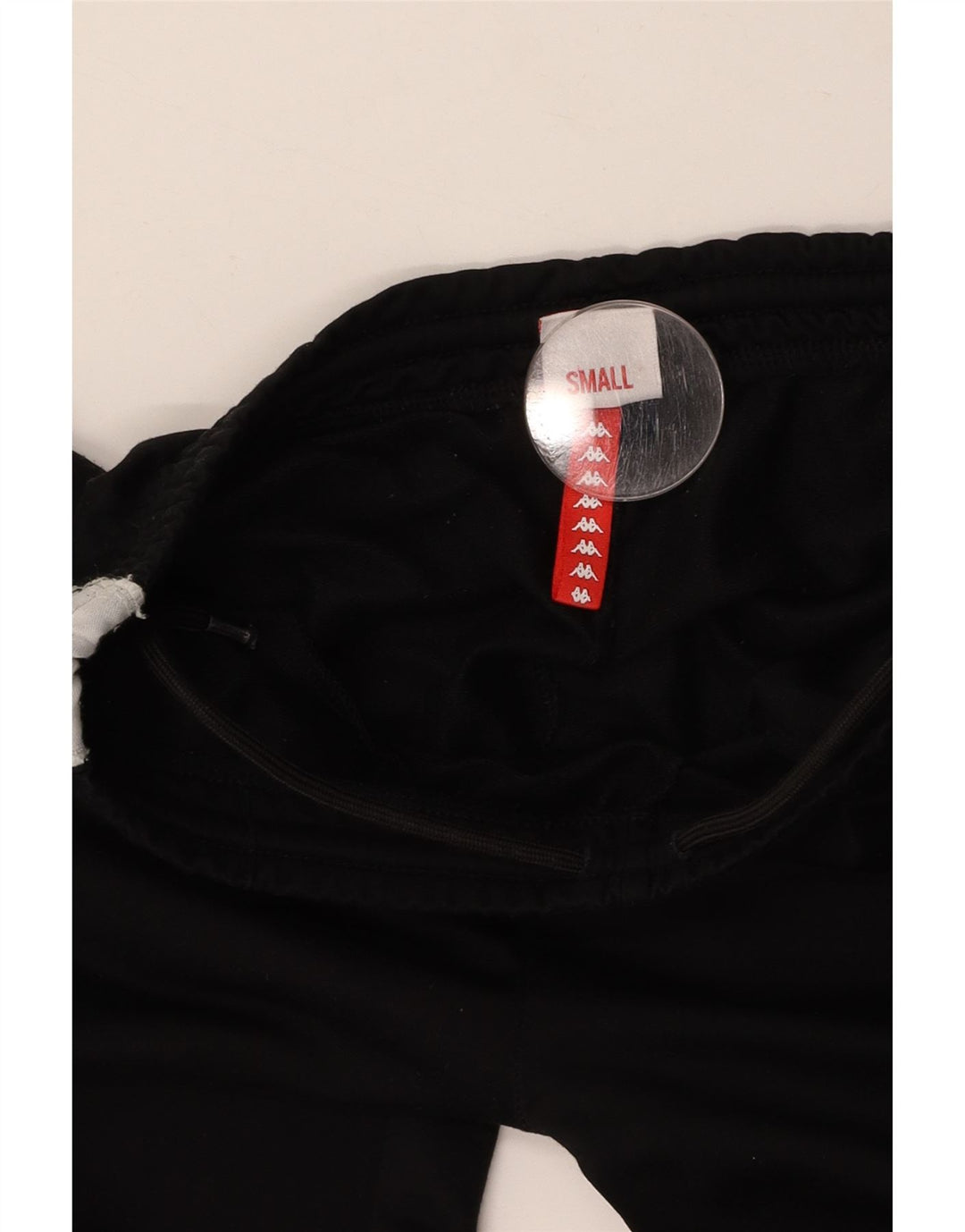 KAPPA Damen-Trainingshose mit Grafik, Größe S, Größe S, Schwarz, Farbblock