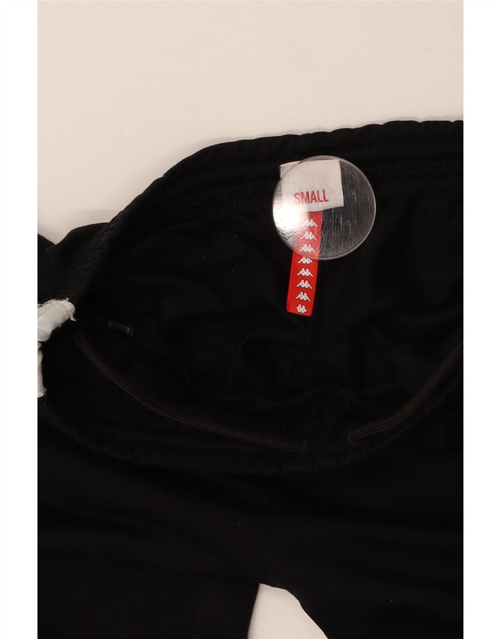 KAPPA Damen-Trainingshose mit Grafik, Größe S, Größe S, Schwarz, Farbblock