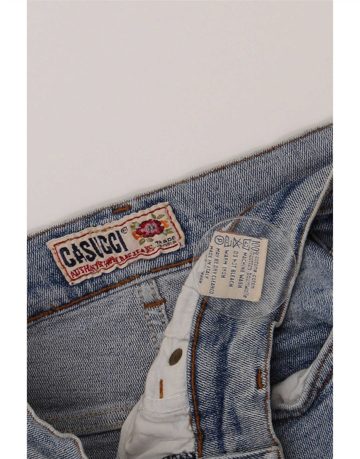 Casucci Damen-Jeans mit hoher Taille, W29, L26, blaue Baumwolle