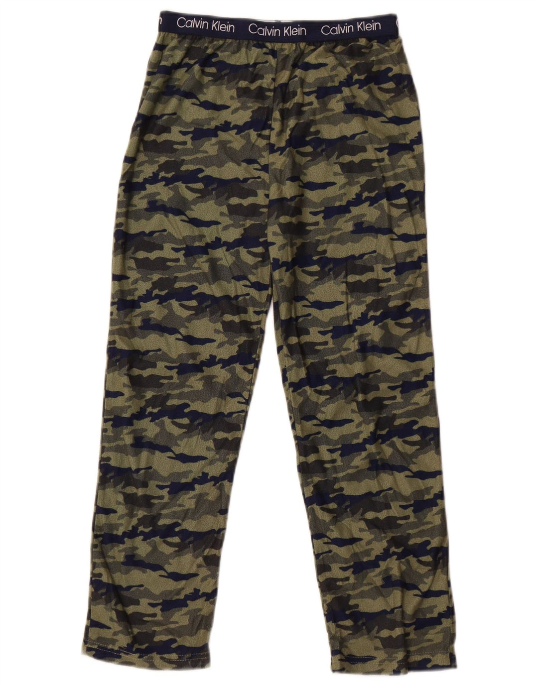 Calvin Klein Jungen-Trainingshose, 7–8 Jahre, mittelgrün, Camouflage