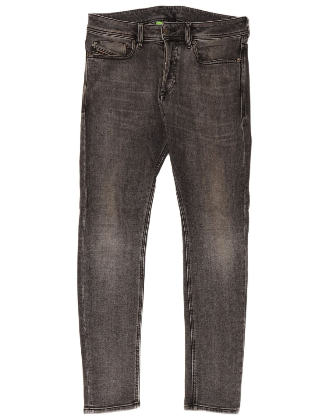 Diesel Herren Skinny Jeans W30 L30 Graue Baumwolle