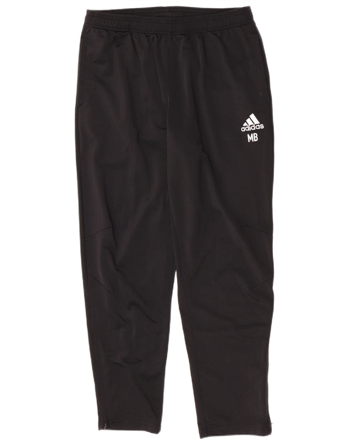 Adidas Herren-Trainingshose, groß, aus schwarzem Polyester