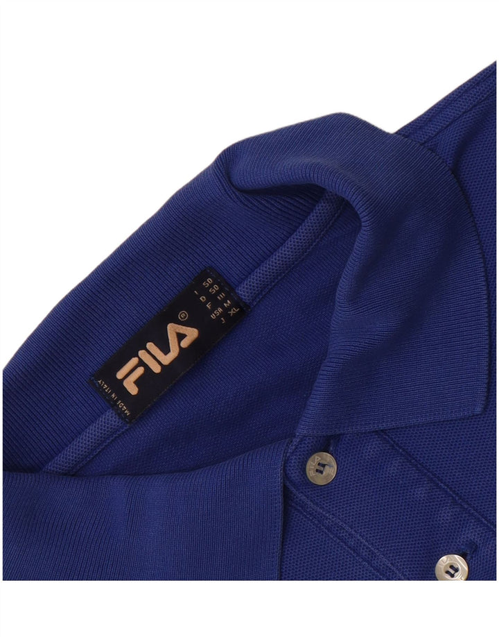 Fila Herren Poloshirt IT 50 Mittelblau
