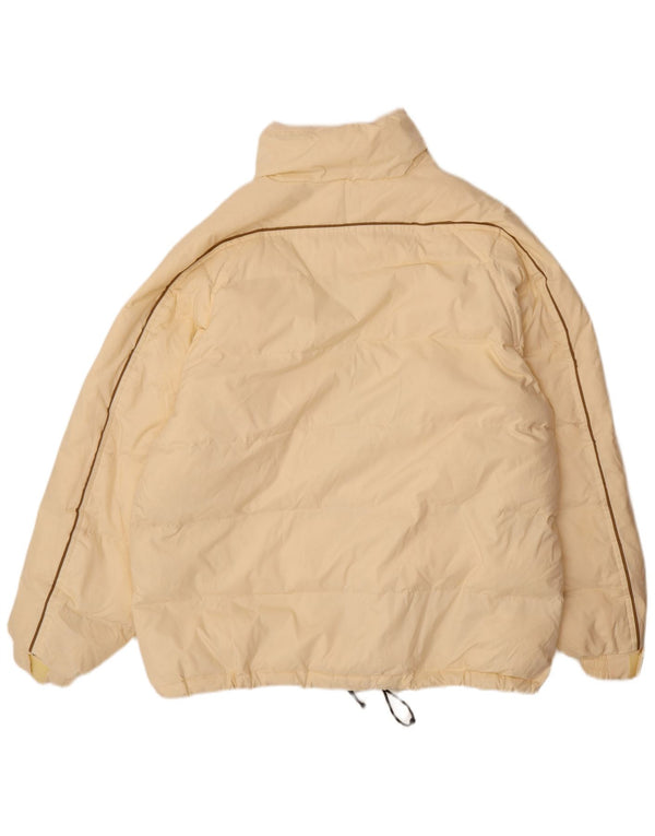 Fila Herren Wattierte Jacke IT 52/54 Large Off White Polyester