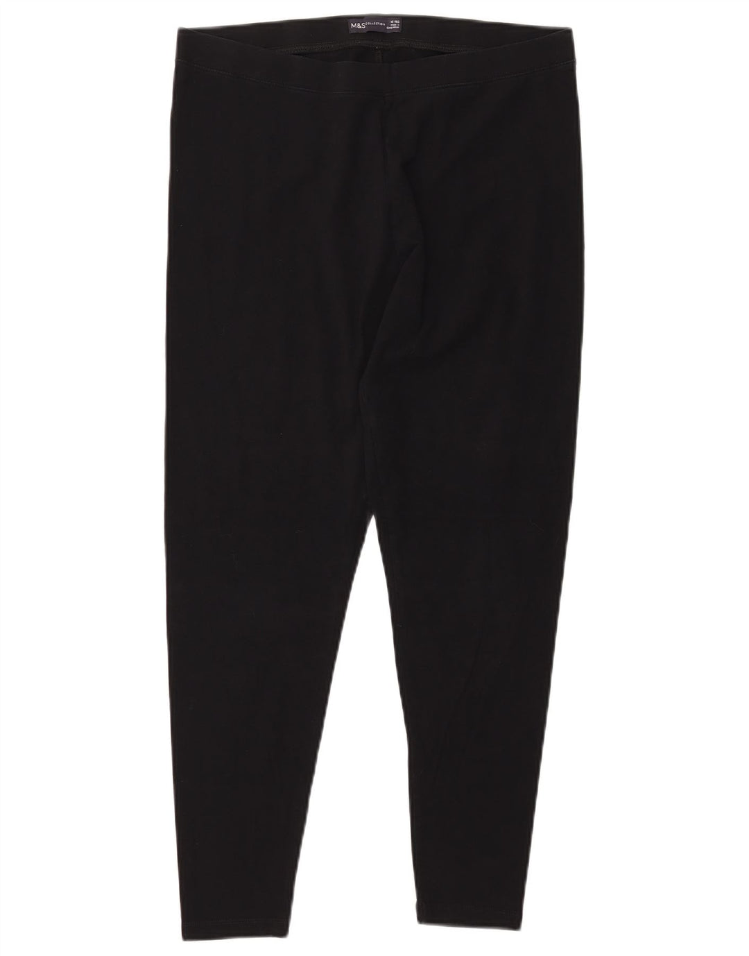 MARKS & SPENCER Damen-Leggings, UK 16, Größe L, Schwarz, Baumwolle