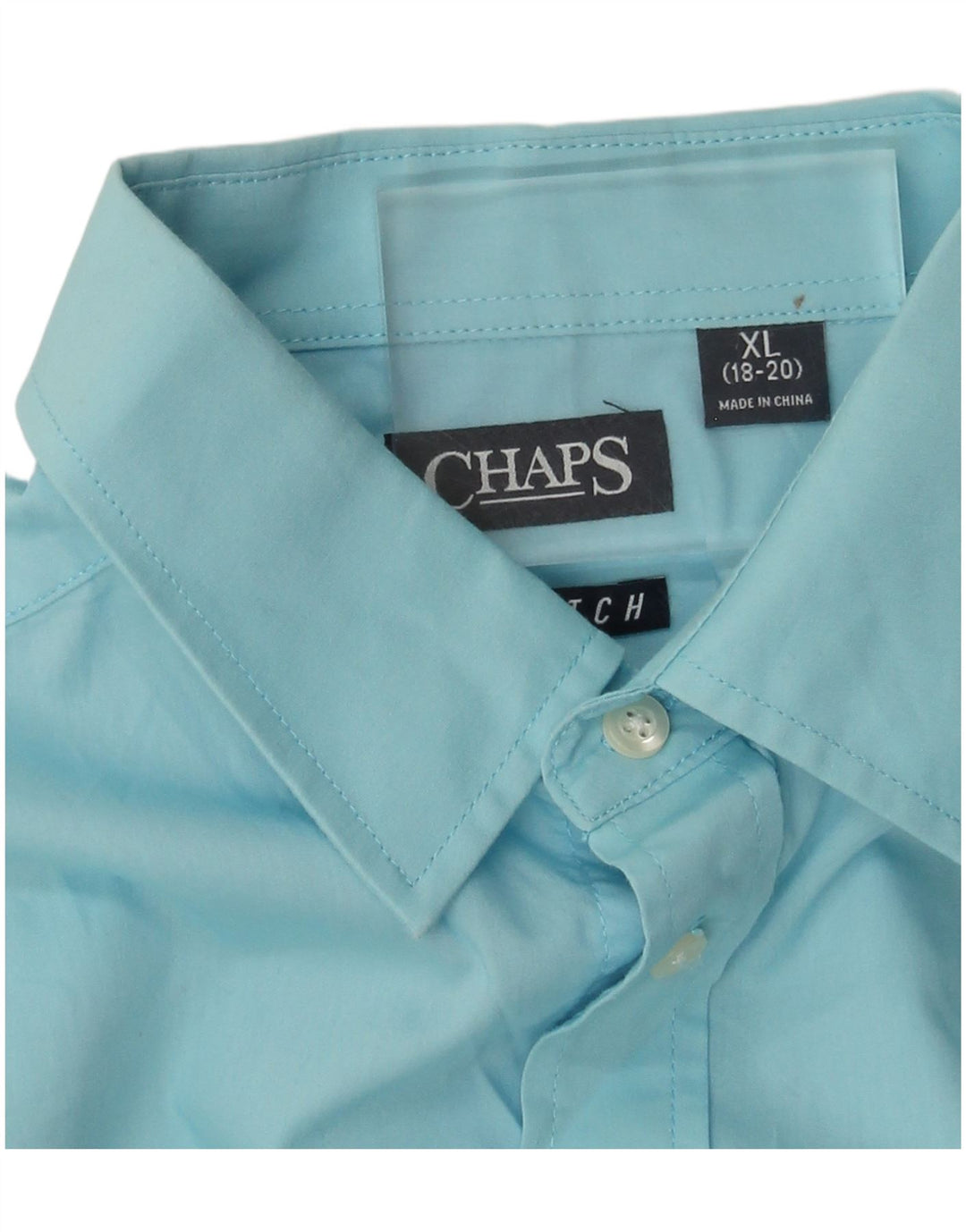 Chaps-Hemd für Jungen, 15–16 Jahre, XL, Blau, Baumwolle