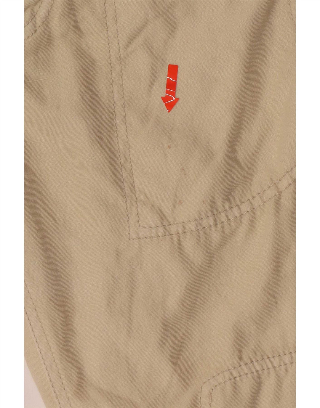 Diesel Damen Cargo Caprihose W31 L21 Beige Baumwolle