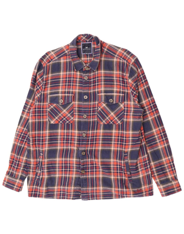 Crew Clothing Herren-Flanellhemd XL, mehrfarbig, kariert, Baumwolle