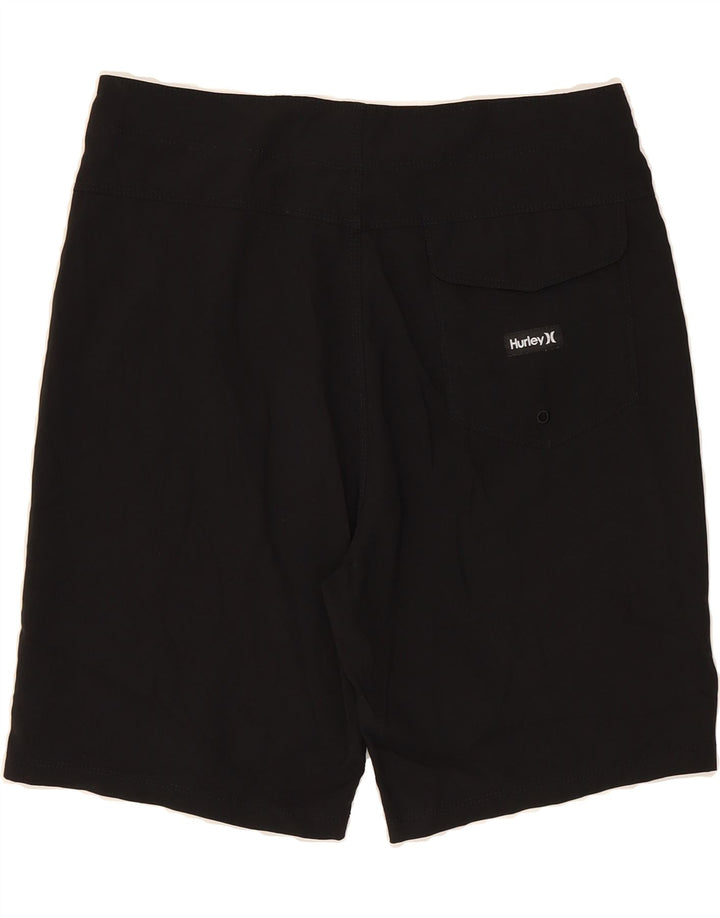 HURLEY Mens Swimming Shorts Medium  Black Vintage Hurley and Second-Hand Hurley from Messina Hembry 