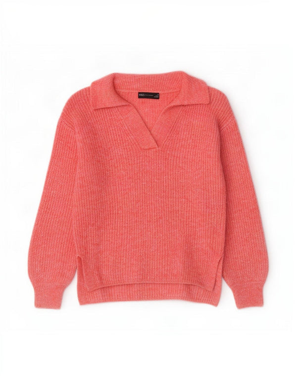 Marks & Spencer Damen-Pullover mit Rollkragen, Gr. 6, XS, Rosa