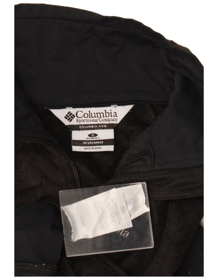 Columbia Damen Interchange Fleecejacke UK 10 Small Schwarz Polyester