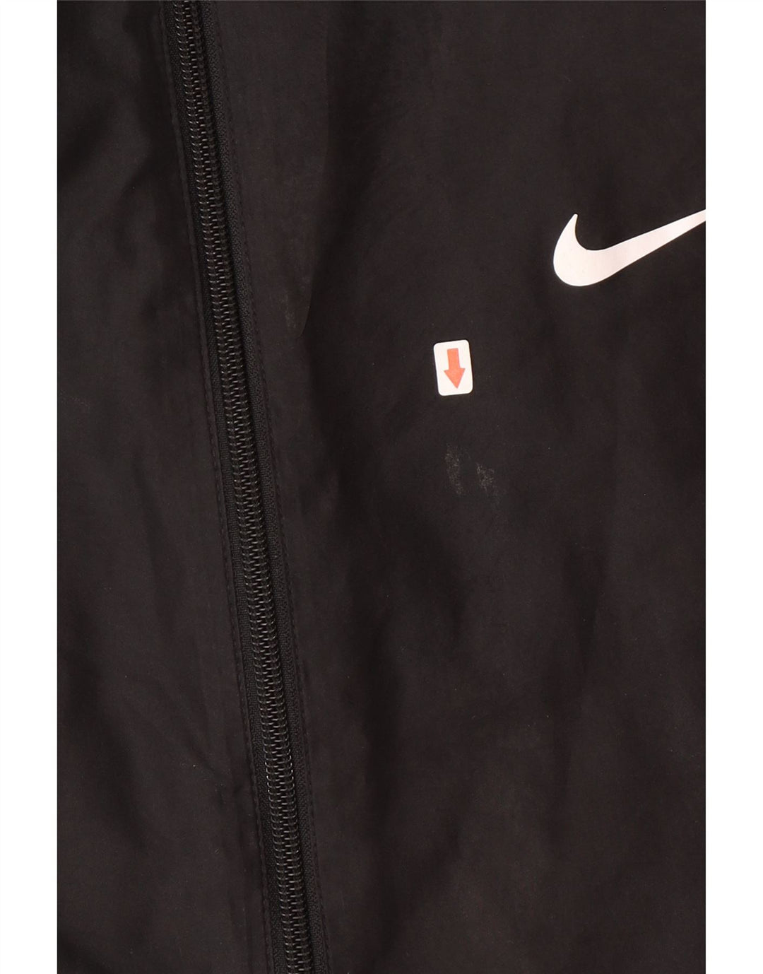 Nike Herren-Trainingsanzugoberteil, XL, schwarzes Farbblock-Polyester