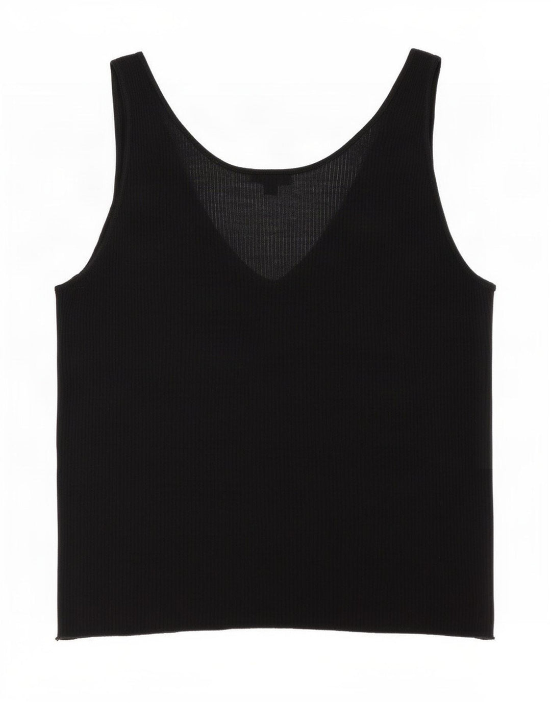 Massimo Dutti Damen Durchsichtiges Weste-Top UK 18 XL Schwarz