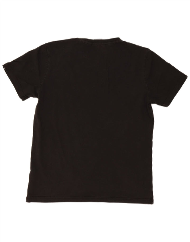 Puma Herren T-Shirt mit Grafik, groß, aus schwarzer Baumwolle